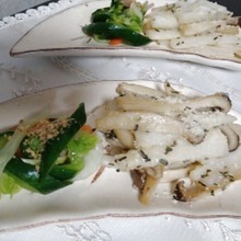 エリンギと長いものチーズまぶし