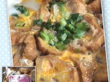 とろ〜り卵との相性抜群⭐︎油麩丼