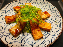 絹揚げどうふステーキ(⌒▽⌒)ヘルシーなのにメインディシュ🎶