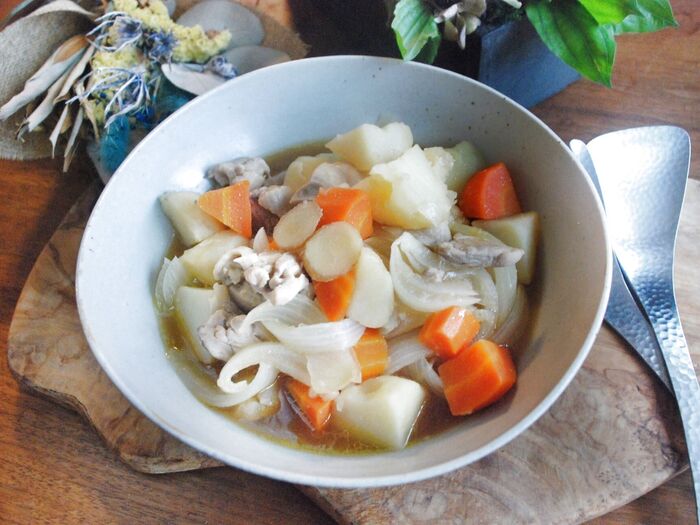 器に盛りつけて、完成です(^^♪