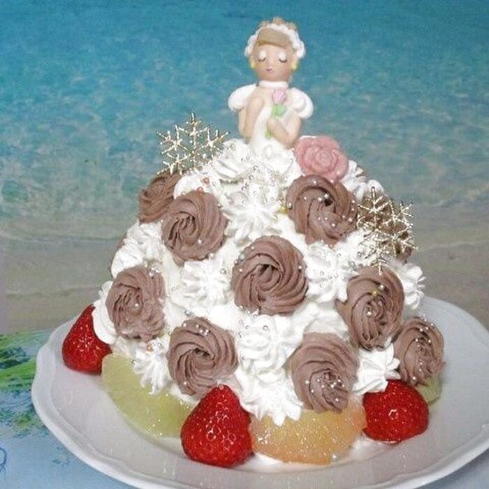 女の子喜ぶ♡簡単!手作りプリンセスケーキ!