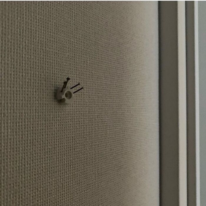 ピンが細いから跡も目立たない