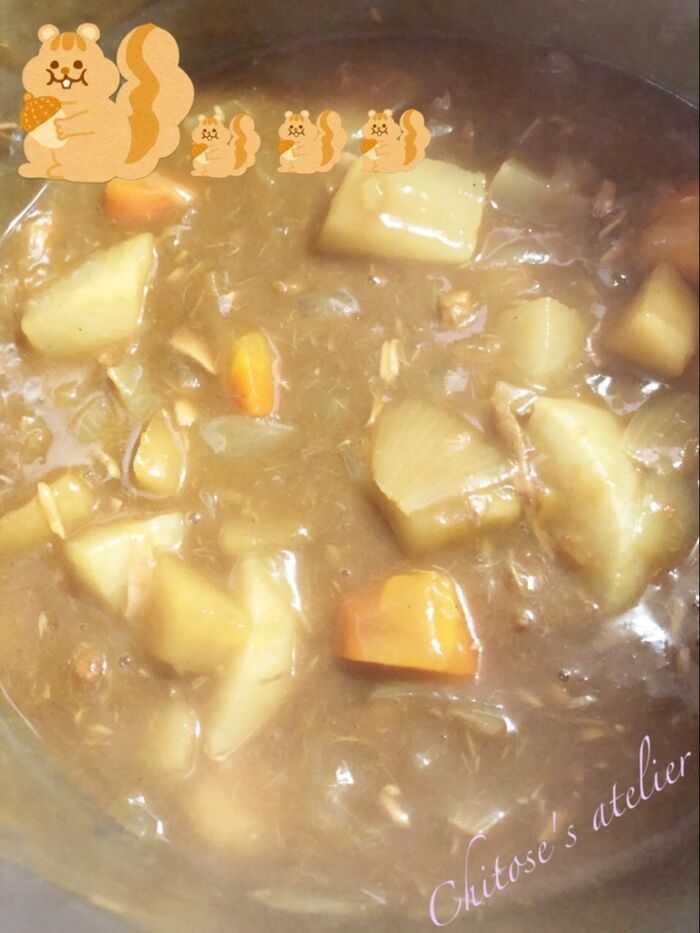 「あぁもう何も作りたくない」って時のカレー🍛✨