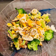 ミモザ風かき揚げサラダ