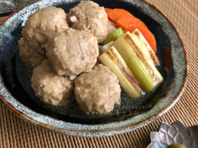 【寒い日にオススメ】シャキシャキ食感で胃の調子を整える!れんこん鶏団子の治部煮 #メイン