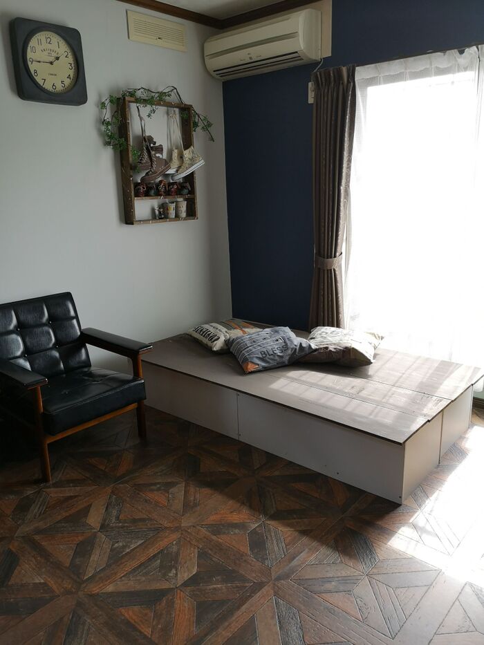 捨てない!収納兼ねた小上がりスペース