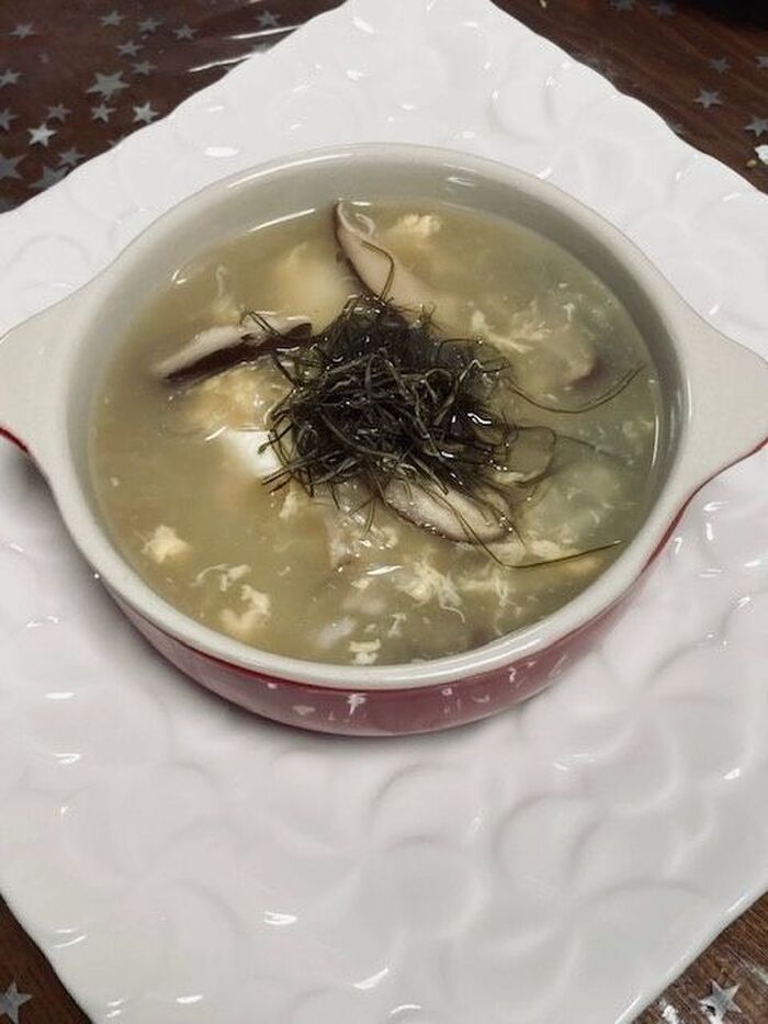ほんのりチーズ味♪きのこ雑炊♪