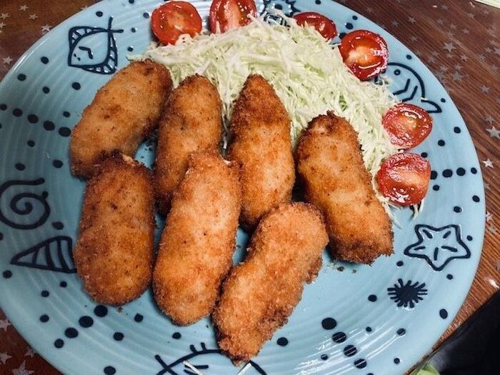 豚キムチーズカツ♪ &色々バリエーション調味料添え