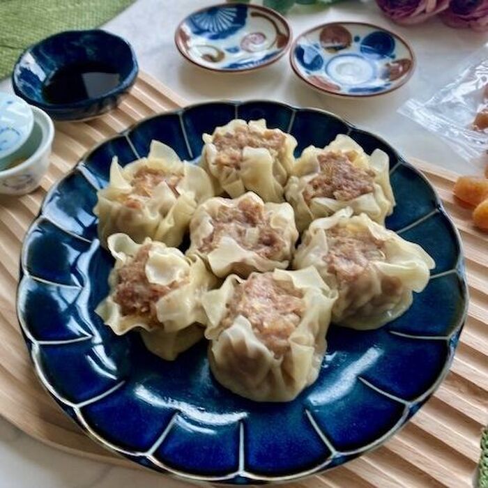 ほたて干貝柱たっぷりの手作りシュウマイ