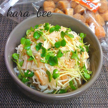 旨味たっぷり♪ダブル大根と干し貝柱のオイマヨラーぽんサラダ