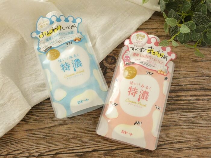ロゼット「はい!みるく特濃 クリームウォッシュ&クリームパック」をプレゼントいただきました♪