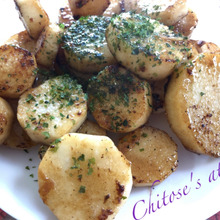 簡単なのに美味しい♬長芋のバターめんつゆ炒め⭐︎