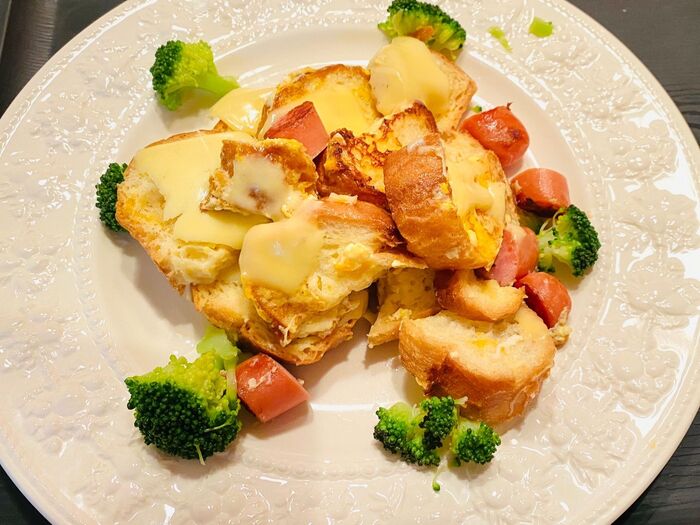 フレンチホットカナッペ!あっという間にできちゃう!おつまみはこうでなくっちゃ(*^ω^*)