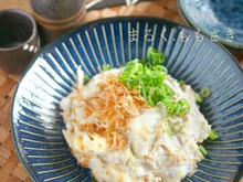 味付けは麺つゆと日本酒♪ねっとり~里芋とチーズの和サラダ