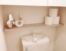 なんと!この「棚」、100均アイテムだけで完成♪トイレのラクチンDIYで収納力アップ!