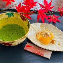 秋のお茶会!和菓子のソースにあいますよ〜