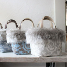 本格的な冬到来の前に♪ワンランク上のファーのトートバッグ作ってみませんか?