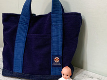 思い出の帯(空手)をリメイク!トートバッグとミッド入れバック