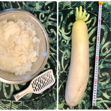 鬼おろしで『時短&がっつり保存』