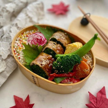 にらの肉巻き弁当で午後も頑張れるスタミナ弁当