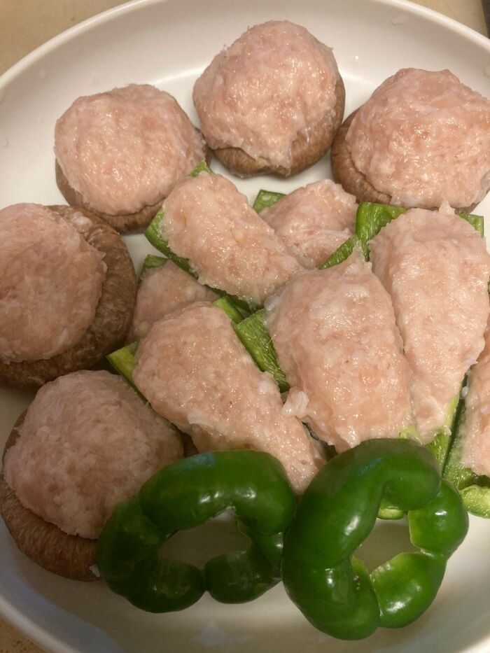鍋用鶏団子の利用法♪