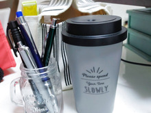 テイクアウトのコーヒーそっくり!卓上ミニ加湿器