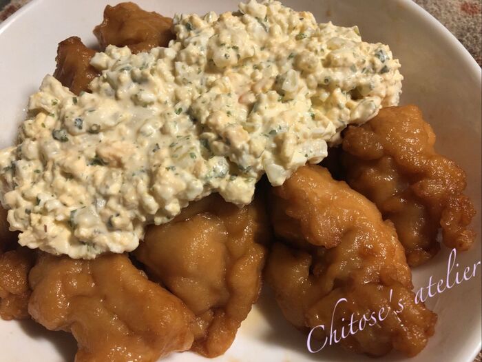 冷凍唐揚げ de 時短チキン南蛮♡✨