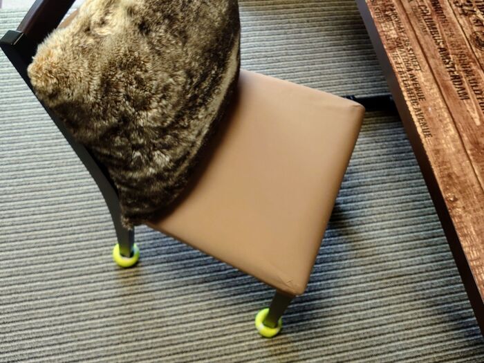 普通の椅子もOK