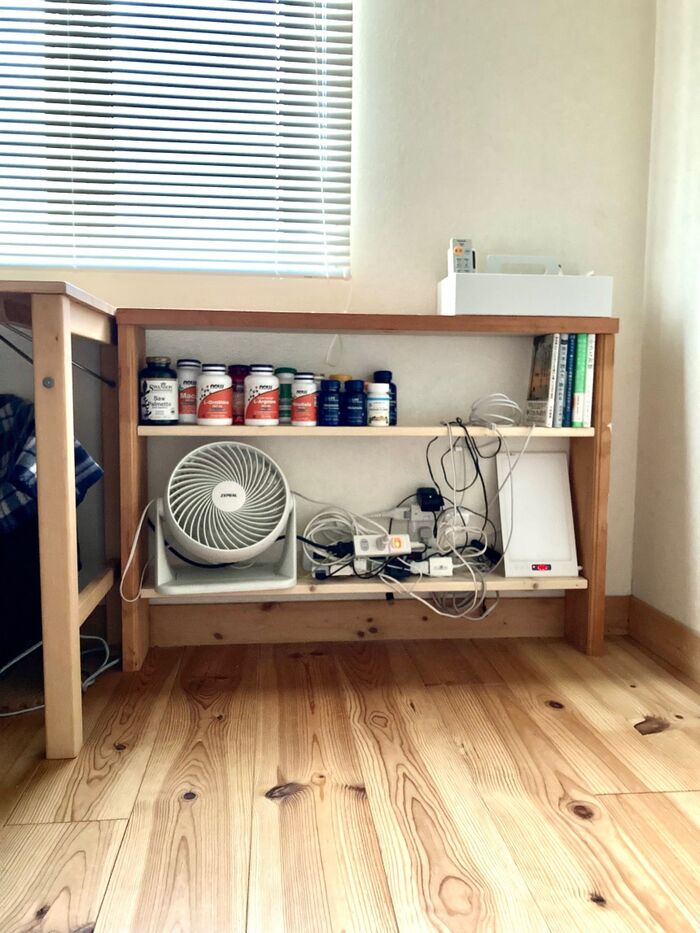 小物を置いてみました。