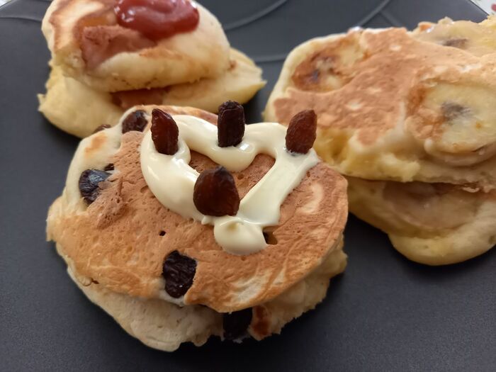 ホットケーキの味のバリエーションを子供と楽しむ!!