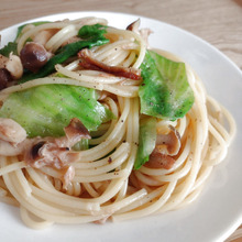 超簡単☆和風パスタ =オイスターソースで旨味アップ=