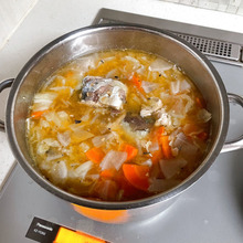 簡単!いつでも作れる!サバ缶であら汁