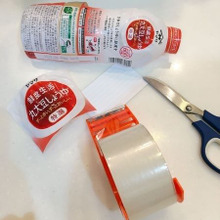 子供と一緒に☆調味料のラベル工作