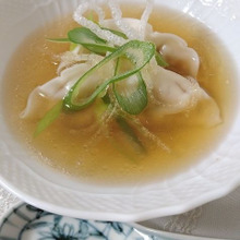 お助けレシピ・餃子スープ