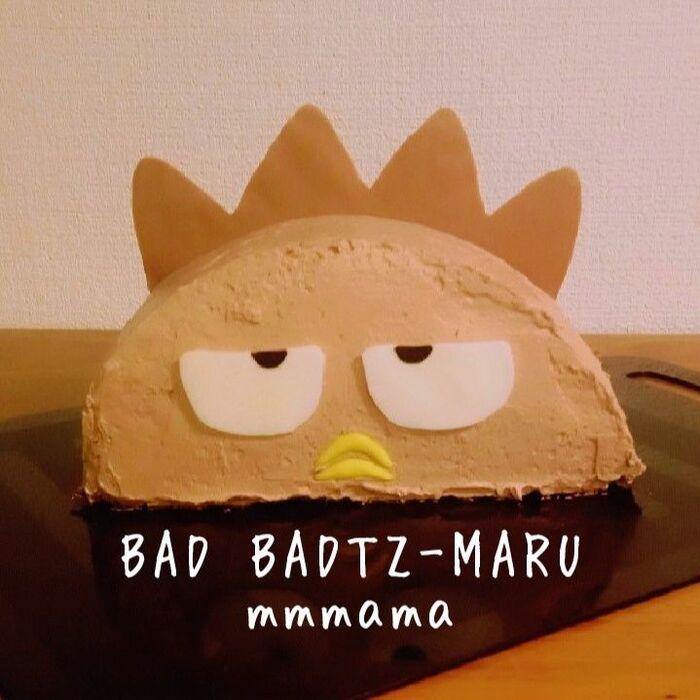 簡単!ばつ丸のチョコバナナハーフケーキ☆サンリオスイーツ