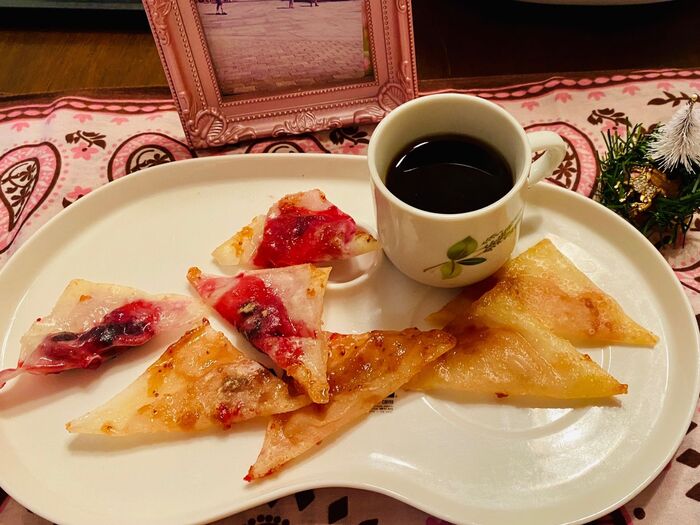 残ったワンタンの皮でおやつ、おつまみにいかがでしょうか(*^◯^*)