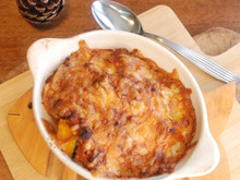 米粉で♫かぼちゃとカリフラワーのミートソースグラタン♡