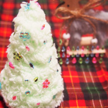 100均商品で☆キラキラのクリスマスツリーの作り方