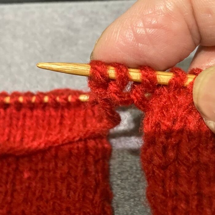 連結するときに2目くらい入れる