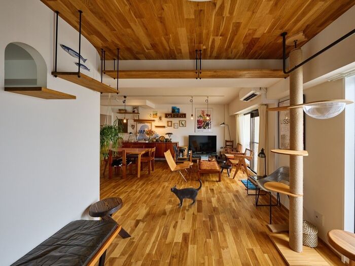 【猫と暮らす家】猫のためのマンションリノベーション!
