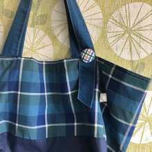 肩負担&重さ軽減!スーパーのエコバッグを簡単リメイク♪