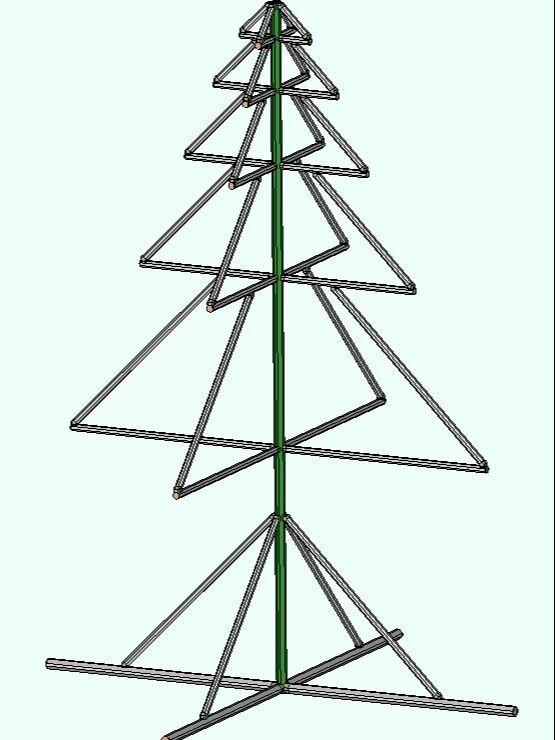1.　アルミ製のクリスマスツリーをどうやって自作する？