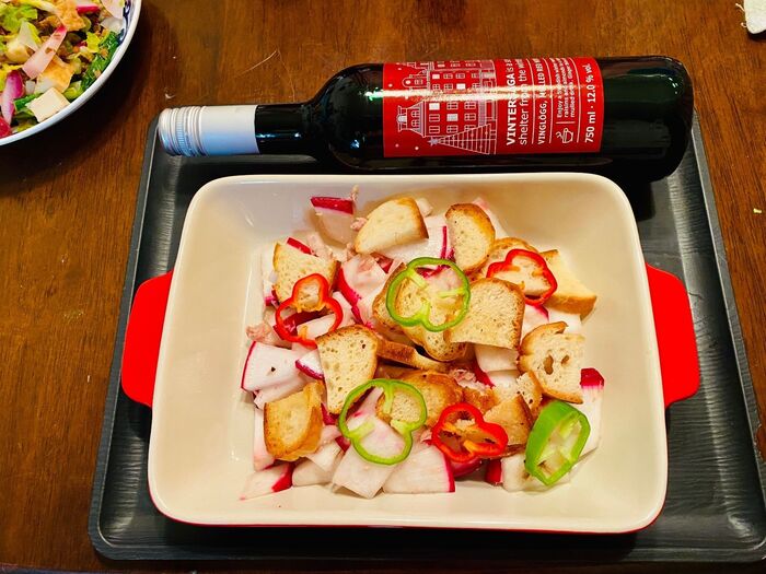 今が旬!赤かぶとツナのサラダX'masにも良いですよ〜