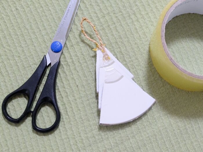 ツリーオーナメントの裏を保護します