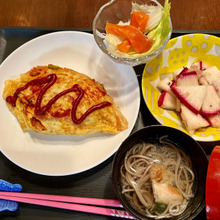 大豆ミートでオムライス