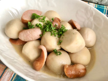 【鍋に入れて煮込むだけ】免疫力up↑里芋とウインナーの塩バター煮 #副菜 #ほったらかし #お弁当