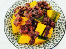 冬至に★時短簡単『小豆かぼちゃ』フライパンで蒸して楽々♪