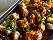 包まないひとくちロールキャベツ(風)【ホットプレート調理】