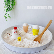 【親子で遊ぼう】材料2つ!魔法の溶けない雪