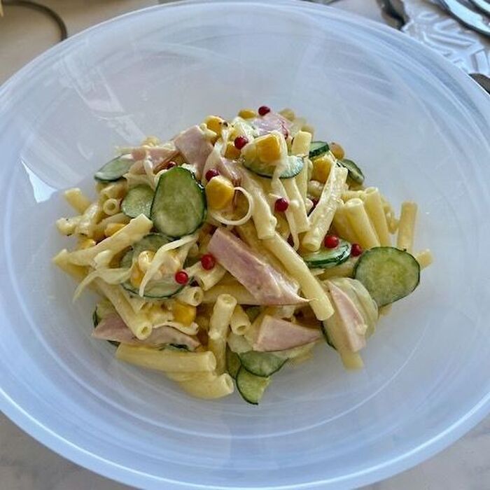 こんにゃくパスタで作り置きマカロニサラダ